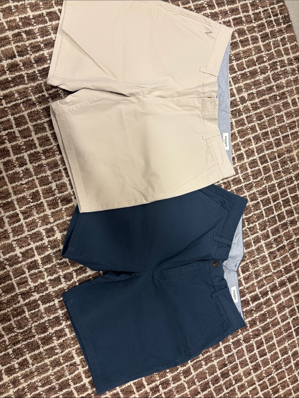 Bonobos Chin Blue and Stone Casual Shorts Bundle